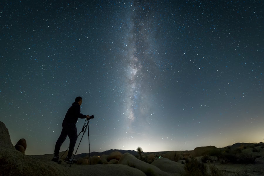 man holding camera
