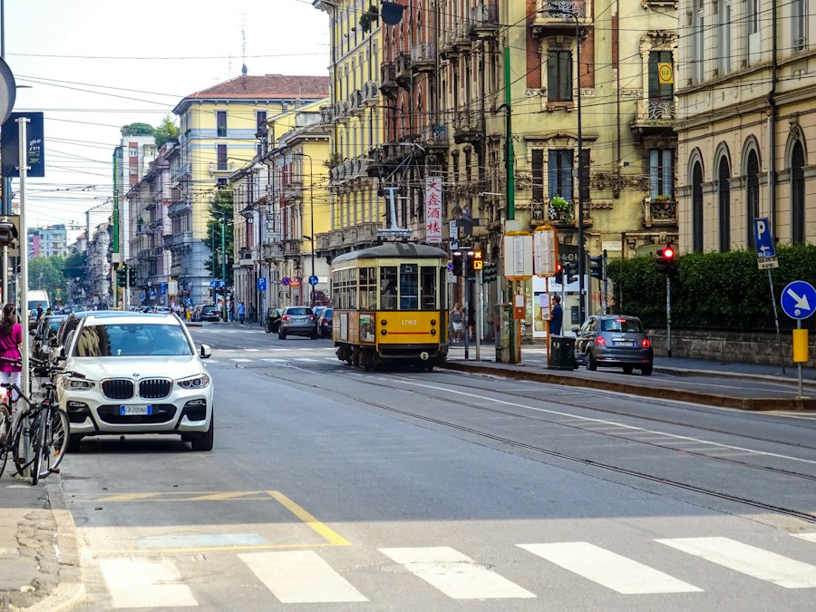Milan Fashion District Street Style Photography