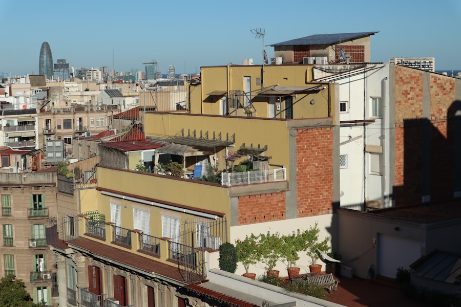 a group of buildings