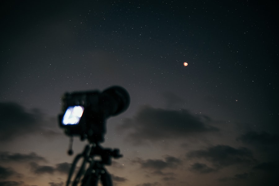 a satellite in space